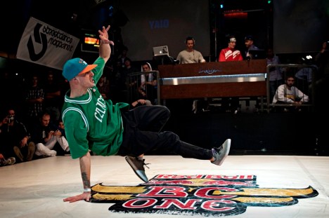 B-Boy Cima competing at Red Bull BC One Cypher Italy in Florence on March 10, 2012.